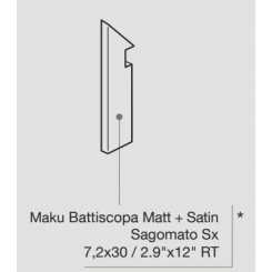 Maku gp grey battiscopa sagomato sx satin fMLX Плинтус