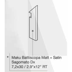 Maku gp grey battiscopa sagomato dx matt fMLI Плинтус