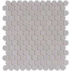 Milano and wall grigio round mosaico fNVS Мозаика