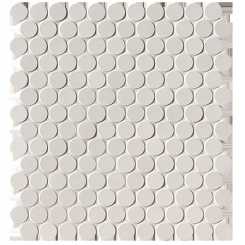 Milano and floor bianco round mosaico matt fNSV Мозаика