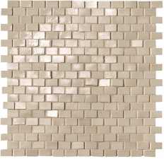 fNWO beige brick mos gloss Мозаика brickell fap ceramiche