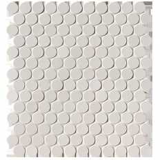 fNSV bianco round mosaico matt Мозаика milano and floor fap ceramiche