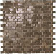 fNWP brown brick mos gloss Мозаика brickell fap ceramiche