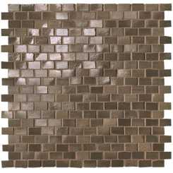 Brickell brown brick mos gloss fNWP Мозаика