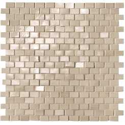 Brickell beige brick mos gloss fNWO Мозаика