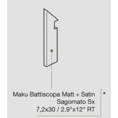 fMLO light battiscopa sagomato sx matt Плинтус maku gp fap ceramiche