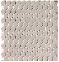 fNSU milano and floor beige round mosaico matt Мозаика m