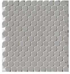 fNSX milano and floor grigio round mosaico matt Мозаика m