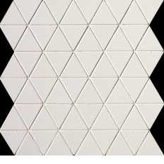 fOEF white triangolo mosaico Мозаика pat fap ceramiche